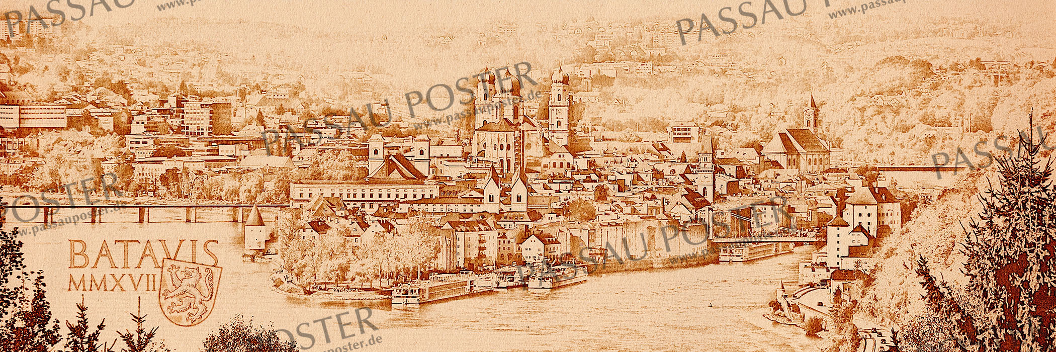 Passau Poster - Passau BATAVIS MMXVII