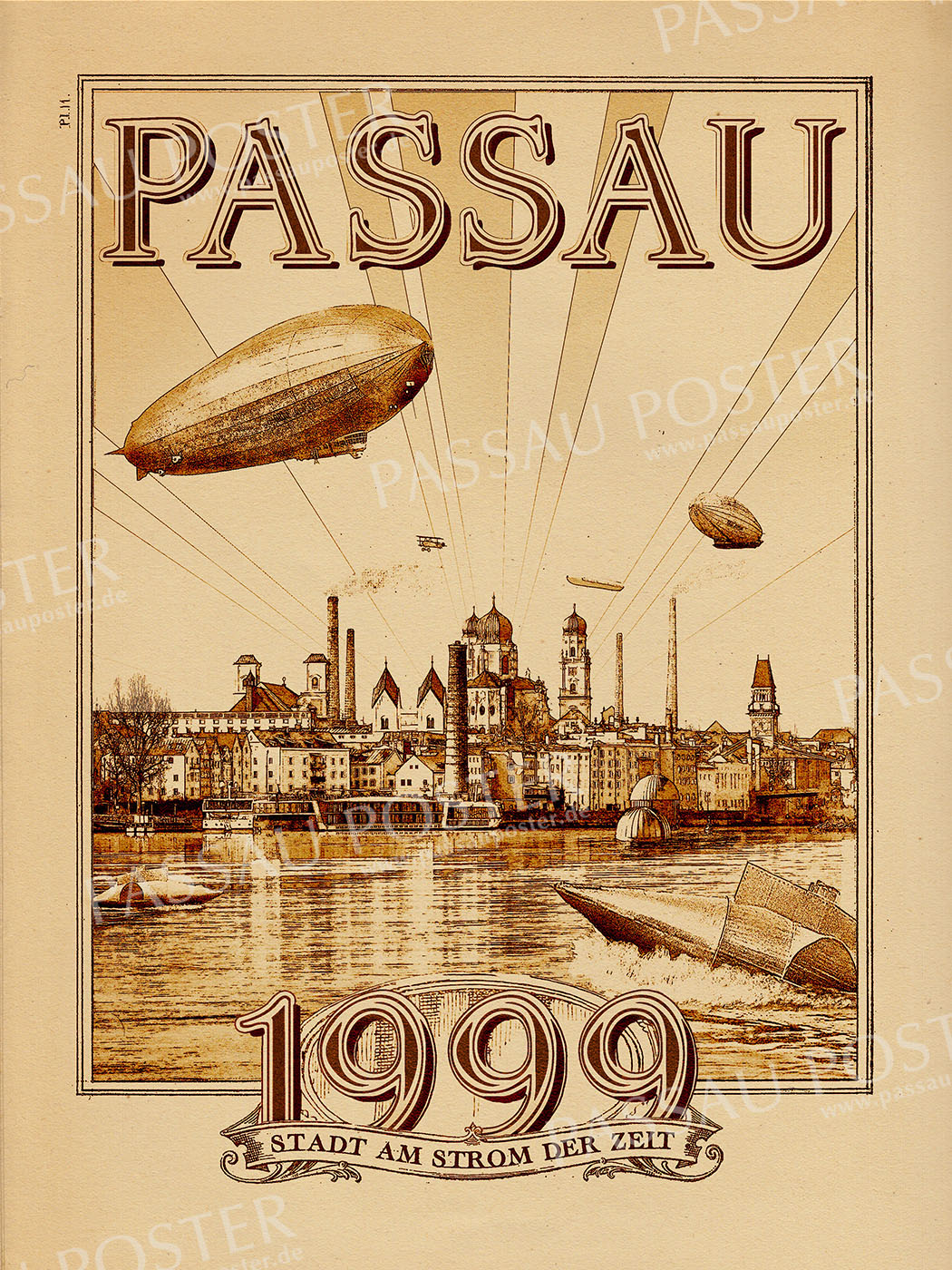 Passau Poster - Vergangene Zukunft