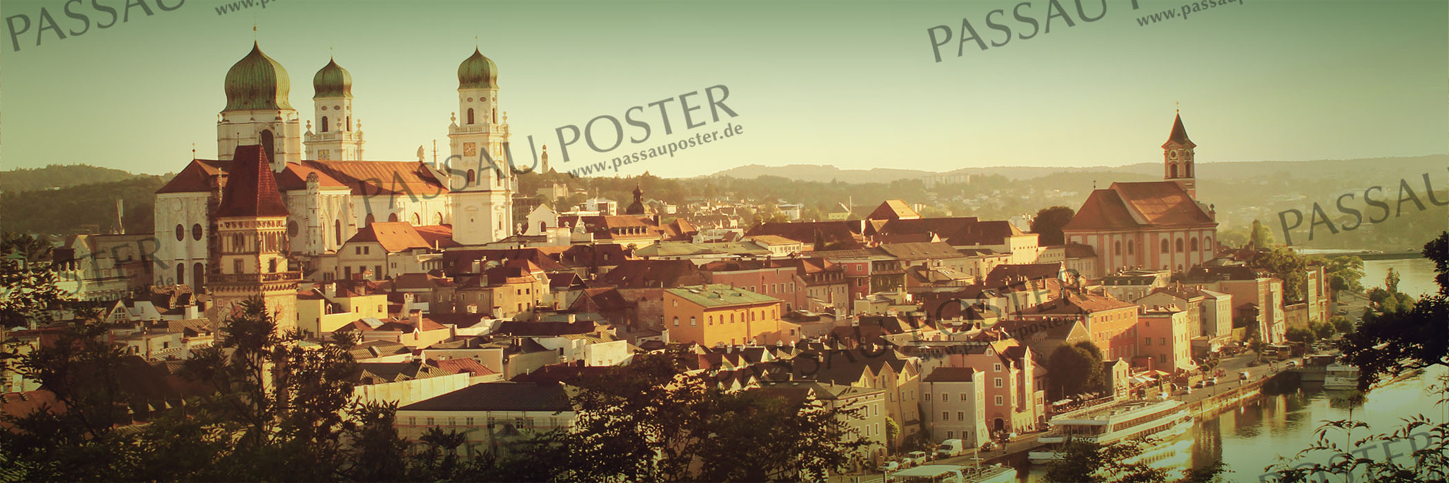 Passau Poster - Goldenes Passau