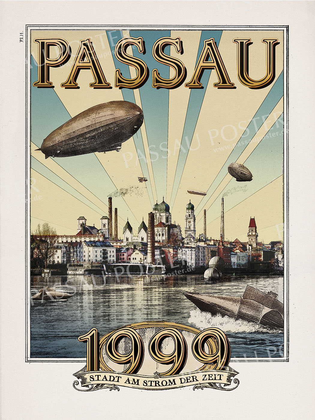 Passau Poster - Vergangene Zukunft